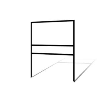 Picture of 18"h x 30"w Metal Frame - 1 rider (Black)