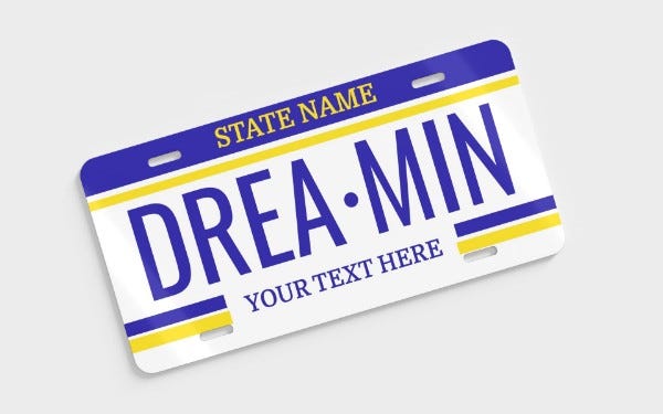 Picture of License Plates
