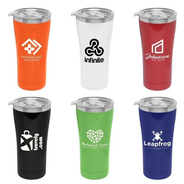 Picture of 21 oz. Double-Wall Stainless Steel Tumbler