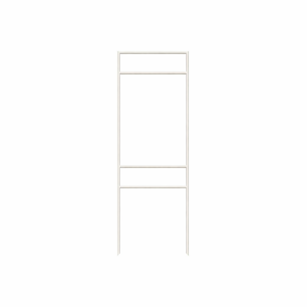 Picture of 24"h x 18"w Metal Frame - 2 riders (White)