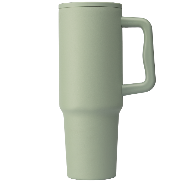 Picture of Polar Pro - 40 oz. Double-Wall Recycled Stainless Steel Tumbler with Straw