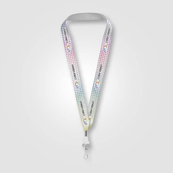 Picture of Sublimated Lanyard with Swivel J Hook Attachment